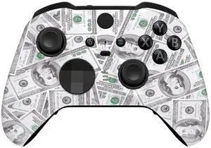 The 100 Cash Money Faceplate Cover, Soft Touch Front Housing Shell Case Replacement Kit for Xbox One Elite Series 2, Xbox Elite 2 Core Controller Model 1797 - Accent Rings Included @ The 100 Cash Money Faceplate Cover, Soft Touch Front Housing Shell Case Replacement Kit for Xbox One Elite Series 2, Xbox Elite 2 Core Controller Model 1797 - Accent Rings Included @