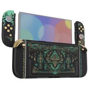 DIY Replacement Shell Buttons for Nintendo Switch 2, Full Set Back Plate Controller Housing with Buttons for Switch 2 Handheld Console & Joycon 2 - Deluxe Version - Totem of Kingdom Black @ DIY Replacement Shell Buttons for Nintendo Switch 2, Full Set Back Plate Controller Housing with Buttons for Switch 2 Handheld Console & Joycon 2 - Deluxe Version - Totem of Kingdom Black @