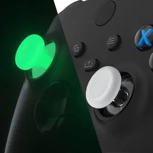 for Xbox Series X/S Thumbsticks, Replacement Joysticks Repair Kit for Xbox One S/X Controller, Custom Analog Stick Buttons for Xbox One Elite Controller - Glow in Dark - Green @ for Xbox Series X/S Thumbsticks, Replacement Joysticks Repair Kit for Xbox One S/X Controller, Custom Analog Stick Buttons for Xbox One Elite Controller - Glow in Dark - Green @