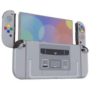 DIY Replacement Shell Buttons for Nintendo Switch 2, Full Set Back Plate Controller Housing with Button for Switch 2 Console & Joycon 2 - Deluxe Version - SFC SNES Classic EU Style @ DIY Replacement Shell Buttons for Nintendo Switch 2, Full Set Back Plate Controller Housing with Button for Switch 2 Console & Joycon 2 - Deluxe Version - SFC SNES Classic EU Style @
