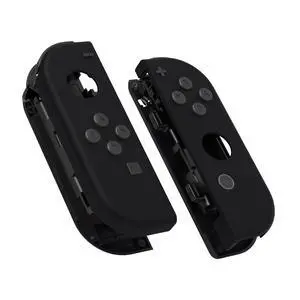 DIY Replacement Shell Buttons for Nintendo Switch & Switch OLED, Black Soft Touch Custom Housing Case with Full Set Button for Joycon Handheld Controller - Console Shell NOT Included @ DIY Replacement Shell Buttons for Nintendo Switch & Switch OLED, Black Soft Touch Custom Housing Case with Full Set Button for Joycon Handheld Controller - Console Shell NOT Included @