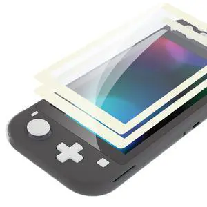 9H Tempered Glass Screen Protector for Nintendo Switch Lite, 2 Pack, 0.5mm Thickness, 99.9% Transparency, Easy Application, Protects Scratches, Drops, and Bumps @ 9H Tempered Glass Screen Protector for Nintendo Switch Lite, 2 Pack, 0.5mm Thickness, 99.9% Transparency, Easy Application, Protects Scratches, Drops, and Bumps @