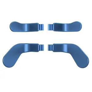 4 pcs Metallic Neptune Blue Stainless Steel Paddles, Replacement Interchangeable Hair Trigger Locks for Xbox One Elite, Xbox Elite Series 2 & Elite 2 Core Controller @ 4 pcs Metallic Neptune Blue Stainless Steel Paddles, Replacement Interchangeable Hair Trigger Locks for Xbox One Elite, Xbox Elite Series 2 & Elite 2 Core Controller @