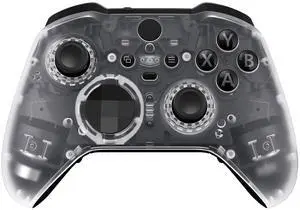 Transparent Clear Faceplate Cover, Front Housing Shell Case Replacement Kit for Xbox One Elite Series 2, Xbox Elite 2 Core Controller Model 1797 - Controller Not Included @ Transparent Clear Faceplate Cover, Front Housing Shell Case Replacement Kit for Xbox One Elite Series 2, Xbox Elite 2 Core Controller Model 1797 - Controller Not Included @