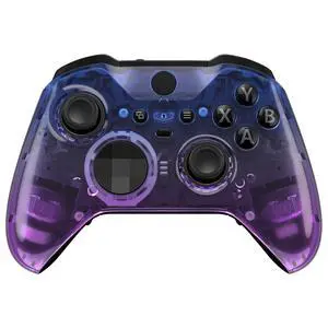 Gradient Translucent Bluebell Front Housing Shell Case Replacement Kit for Xbox Elite Series 2 Core Wireless Controller - Controller NOT Included @ Gradient Translucent Bluebell Front Housing Shell Case Replacement Kit for Xbox Elite Series 2 Core Wireless Controller - Controller NOT Included @
