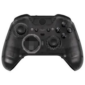 Replacement Faceplate Cover for Xbox Elite 2 Controller, Custom DIY Front Housing Shell Case & Accent Rings for Xbox Elite Series 2 Core Controller (Model 1797) - Clear Black @ Replacement Faceplate Cover for Xbox Elite 2 Controller, Custom DIY Front Housing Shell Case & Accent Rings for Xbox Elite Series 2 Core Controller (Model 1797) - Clear Black @