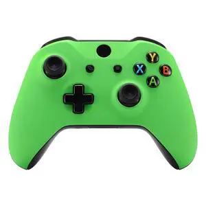 Green Soft Touch Front Housing Shell Case for Xbox One S/X, Comfortable Replacement Kit Faceplate Cover for Xbox One Wireless Controller Model 1708 - Controller NOT Included @ Green Soft Touch Front Housing Shell Case for Xbox One S/X, Comfortable Replacement Kit Faceplate Cover for Xbox One Wireless Controller Model 1708 - Controller NOT Included @