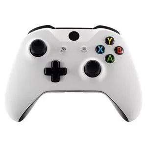 Replacement Front Housing Shell for Xbox One S/X Controller, White Custom Kit Faceplate Cover Case for Xbox Wireless Controller (Model 1708) @ Replacement Front Housing Shell for Xbox One S/X Controller, White Custom Kit Faceplate Cover Case for Xbox Wireless Controller (Model 1708) @