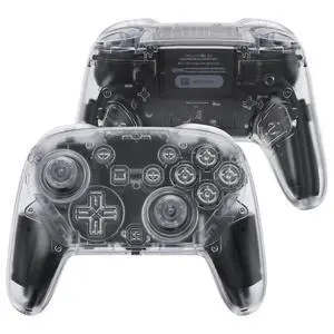 DIY Replacement Full Set Shell Buttons for Nintendo Switch 2 Pro Controller, Custom Faceplate Rear Bottom Cover with Thumbsticks ABXY Dpad ZLZR Buttons for Switch 2 Pro Controller - Clear @ DIY Replacement Full Set Shell Buttons for Nintendo Switch 2 Pro Controller, Custom Faceplate Rear Bottom Cover with Thumbsticks ABXY Dpad ZLZR Buttons for Switch 2 Pro Controller - Clear @