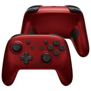 DIY Replacement Full Set Shell Buttons for Nintendo Switch 2 Pro Controller, Custom Faceplate Rear Bottom Cover with Thumbsticks ABXY Dpad ZLZR Buttons for Switch 2 Pro - Scarlet Red @ DIY Replacement Full Set Shell Buttons for Nintendo Switch 2 Pro Controller, Custom Faceplate Rear Bottom Cover with Thumbsticks ABXY Dpad ZLZR Buttons for Switch 2 Pro - Scarlet Red @