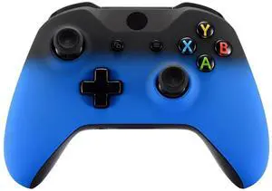 Shadow Blue Faceplate Cover, Soft Touch Front Housing Shell Case, Comfortable Soft Grip Replacement Kit for Xbox One S & Xbox One X Controller - Controller NOT Included @ Shadow Blue Faceplate Cover, Soft Touch Front Housing Shell Case, Comfortable Soft Grip Replacement Kit for Xbox One S & Xbox One X Controller - Controller NOT Included @