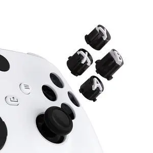 ABXY Buttons for Xbox Series X & S Controller, Three-Tone Black & Clear with White Classic Symbols Action Keys Replacement Buttons for Xbox One S/X, Elite Series 2 & 1 Wireless Controller @ ABXY Buttons for Xbox Series X & S Controller, Three-Tone Black & Clear with White Classic Symbols Action Keys Replacement Buttons for Xbox One S/X, Elite Series 2 & 1 Wireless Controller @
