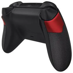 Scarlet Red & Black Performance Rubberized Grips Replacement Back Panels for Xbox Series X/S Controller, Non-Slip Diamond Texture Side Rails Handles for Xbox Core - Controller NOT Included @ Scarlet Red & Black Performance Rubberized Grips Replacement Back Panels for Xbox Series X/S Controller, Non-Slip Diamond Texture Side Rails Handles for Xbox Core - Controller NOT Included @