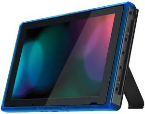 Clear Blue DIY Housing Shell for Nintendo Switch Console, Replacement Faceplate Front Frame for Nintendo Switch Console w/Volume Up Down Power Buttons @ Clear Blue DIY Housing Shell for Nintendo Switch Console, Replacement Faceplate Front Frame for Nintendo Switch Console w/Volume Up Down Power Buttons @