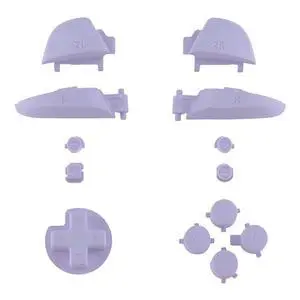 Light Violet Repair ABXY D-pad ZR ZL L R Keys for Nintendo Switch Pro Controller, Glossy DIY Replacement Full Set Buttons with Tools for Nintendo Switch Pro - Controller NOT Included @ Light Violet Repair ABXY D-pad ZR ZL L R Keys for Nintendo Switch Pro Controller, Glossy DIY Replacement Full Set Buttons with Tools for Nintendo Switch Pro - Controller NOT Included @