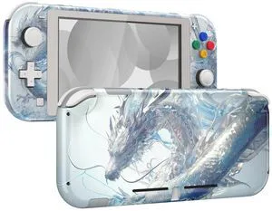 DIY Replacement Shell for Nintendo Switch Lite, Crystal Dragon NSL Handheld Controller Housing w/Screen Protector, Custom Case Cover for Nintendo Switch Lite - Without Console @ DIY Replacement Shell for Nintendo Switch Lite, Crystal Dragon NSL Handheld Controller Housing w/Screen Protector, Custom Case Cover for Nintendo Switch Lite - Without Console @