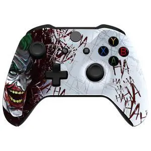 Clown Hahaha Patterned Front Housing Shell Case for Xbox One S/X Controller, Soft Touch Faceplate Cover Replacement Kit for Xbox One S/X Controller (Model 1708) - Controller NOT Included @ Clown Hahaha Patterned Front Housing Shell Case for Xbox One S/X Controller, Soft Touch Faceplate Cover Replacement Kit for Xbox One S/X Controller (Model 1708) - Controller NOT Included @