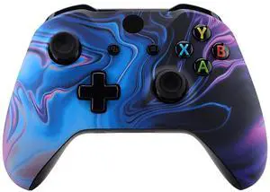 Origin of Chaos Patterned Front Housing Shell Case, Soft Touch Faceplate Cover Replacement Kit for Xbox One S & One X Controller (Model 1708) - Controller NOT Included @ Origin of Chaos Patterned Front Housing Shell Case, Soft Touch Faceplate Cover Replacement Kit for Xbox One S & One X Controller (Model 1708) - Controller NOT Included @