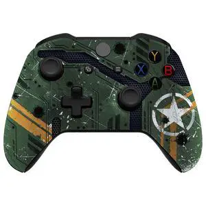 Army Mecha Patterned Front Housing Shell Case for Xbox One S/X Controller, Soft Touch Faceplate Cover Replacement Kit for Xbox One S/X (Model 1708) - Controller NOT Included @ Army Mecha Patterned Front Housing Shell Case for Xbox One S/X Controller, Soft Touch Faceplate Cover Replacement Kit for Xbox One S/X (Model 1708) - Controller NOT Included @