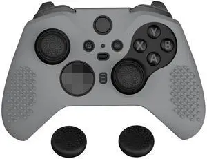 PlayVital New Hope Gray Soft Anti-Slip Silicone Cover Skins for Xbox One Elite Controller Series 2, Custom Protective Case for Xbox Elite Series 2 Core Controller with Thumb Grips @ PlayVital New Hope Gray Soft Anti-Slip Silicone Cover Skins for Xbox One Elite Controller Series 2, Custom Protective Case for Xbox Elite Series 2 Core Controller with Thumb Grips @