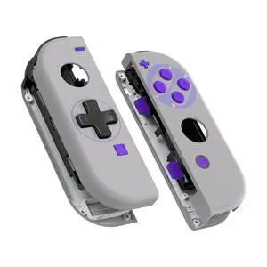 Classics SNES Style Joycon Handheld Controller Housing (DPad Version) Full Buttons, Replacement Shell Case for Nintendo Switch & Switch OLED Joy-Con Console Shell NOT Included @ Classics SNES Style Joycon Handheld Controller Housing (DPad Version) Full Buttons, Replacement Shell Case for Nintendo Switch & Switch OLED Joy-Con Console Shell NOT Included @