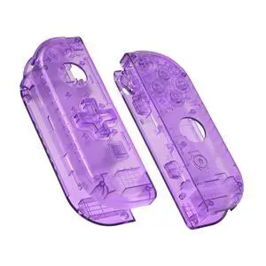 Clear Atomic Purple Joycon Handheld Controller Housing (D-Pad Version) with Full Buttons, DIY Replacement Shell Case for Nintendo Switch & Switch OLED Joy-Con Console Shell NOT Included @ Clear Atomic Purple Joycon Handheld Controller Housing (D-Pad Version) with Full Buttons, DIY Replacement Shell Case for Nintendo Switch & Switch OLED Joy-Con Console Shell NOT Included @