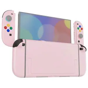 DIY Replacement Shell Buttons for Nintendo Switch 2, Full Set Rear Back Plate Controller Housing with Button for Switch 2 Console & Joycon 2 - Deluxe Version - Cherry Blossoms Pink @ DIY Replacement Shell Buttons for Nintendo Switch 2, Full Set Rear Back Plate Controller Housing with Button for Switch 2 Console & Joycon 2 - Deluxe Version - Cherry Blossoms Pink @