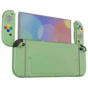 DIY Replacement Shell Buttons for Nintendo Switch 2, Custom Full Set Rear Back Plate Controller Housing with Button for Switch 2 Handheld Console & Joycon 2 - Deluxe Version - Matcha Green @ DIY Replacement Shell Buttons for Nintendo Switch 2, Custom Full Set Rear Back Plate Controller Housing with Button for Switch 2 Handheld Console & Joycon 2 - Deluxe Version - Matcha Green @