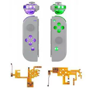LED Mod Kit for Nintendo Switch & Switch OLED Joycon 7 Colors 9 Modes DFS Light Up Buttons Set with ABXY, Trigger, Face Buttons Joycon Controller NOT Included @ LED Mod Kit for Nintendo Switch & Switch OLED Joycon 7 Colors 9 Modes DFS Light Up Buttons Set with ABXY, Trigger, Face Buttons Joycon Controller NOT Included @