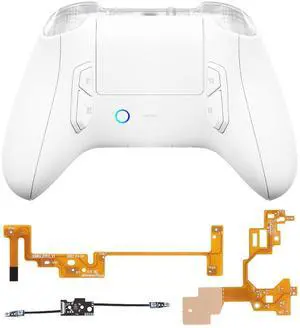 VICTOR X Remap Kit for Xbox Series X/S, 6 Profiles & White Redesigned Back Shell & Side Rails & 4 Back Buttons for Xbox Core Controller - Controller NOT Included @ VICTOR X Remap Kit for Xbox Series X/S, 6 Profiles & White Redesigned Back Shell & Side Rails & 4 Back Buttons for Xbox Core Controller - Controller NOT Included @