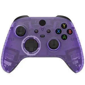 Replacement Faceplate for Xbox Series X & S Controller - Personalize Your Control - Clear Atomic Purple Front Housing Shell for Xbox Core Wireless Controller @ Replacement Faceplate for Xbox Series X & S Controller - Personalize Your Control - Clear Atomic Purple Front Housing Shell for Xbox Core Wireless Controller @