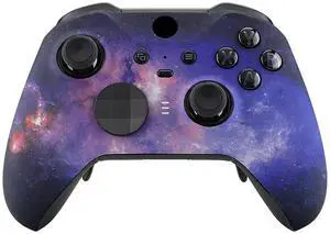 Nebula Galaxy Patterned Faceplate Cover, Soft Touch Front Housing Shell Case Replacement Kit for Xbox One Elite Series 2, Xbox Elite 2 Core Controller Model 1797 - Controller NOT Included @ Nebula Galaxy Patterned Faceplate Cover, Soft Touch Front Housing Shell Case Replacement Kit for Xbox One Elite Series 2, Xbox Elite 2 Core Controller Model 1797 - Controller NOT Included @