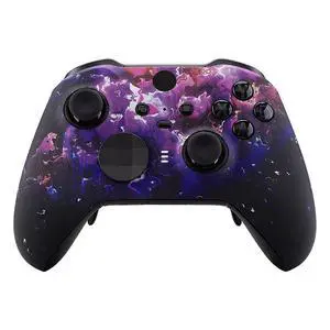Surreal Lava Patterned Faceplate Cover, Soft Touch Front Housing Shell Case Replacement Kit for Xbox One Elite Series 2, Xbox Elite 2 Core Controller Model 1797 - Accent Rings Included @ Surreal Lava Patterned Faceplate Cover, Soft Touch Front Housing Shell Case Replacement Kit for Xbox One Elite Series 2, Xbox Elite 2 Core Controller Model 1797 - Accent Rings Included @