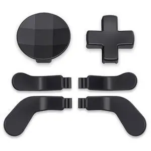 6 in 1 Metallic Black Magnetic Stainless Steel D-pads Replacement Back Paddles for Xbox Elite V1/V2 Controller, Direction Keys Back Buttons for Xbox Elite & Elite Series 2 Controller @ 6 in 1 Metallic Black Magnetic Stainless Steel D-pads Replacement Back Paddles for Xbox Elite V1/V2 Controller, Direction Keys Back Buttons for Xbox Elite & Elite Series 2 Controller @