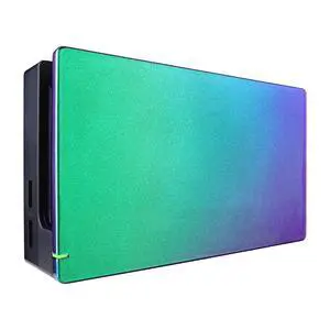 Custom Chameleon Glossy Faceplate for Nintendo Switch Dock, Green Purple DIY Replacement Housing Shell for Nintendo Switch Dock - Dock NOT Included @ Custom Chameleon Glossy Faceplate for Nintendo Switch Dock, Green Purple DIY Replacement Housing Shell for Nintendo Switch Dock - Dock NOT Included @