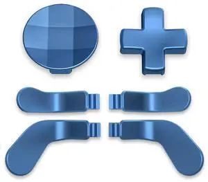 6 in 1 Metallic Neptune Blue Magnetic Stainless Steel D-pads Replacement Back Paddles for Xbox Elite V1/V2 Controller Direction Keys Back Buttons for Xbox Elite & Elite Series 2 Controller @ 6 in 1 Metallic Neptune Blue Magnetic Stainless Steel D-pads Replacement Back Paddles for Xbox Elite V1/V2 Controller Direction Keys Back Buttons for Xbox Elite & Elite Series 2 Controller @