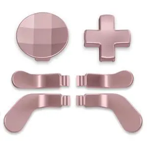 6 in 1 Metallic Rose Gold Magnetic Stainless Steel D-pads Replacement Back Paddles for Xbox Elite V1/V2 Controller, Direction Keys Back Buttons for Xbox Elite & Elite Series 2 Controller @ 6 in 1 Metallic Rose Gold Magnetic Stainless Steel D-pads Replacement Back Paddles for Xbox Elite V1/V2 Controller, Direction Keys Back Buttons for Xbox Elite & Elite Series 2 Controller @