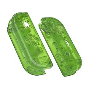 DIY Replacement Shell Buttons for Nintendo Switch & Switch OLED, Clear Green Custom Housing Case with Full Set Button for Joycon Handheld Controller - Console Shell NOT Included @ DIY Replacement Shell Buttons for Nintendo Switch & Switch OLED, Clear Green Custom Housing Case with Full Set Button for Joycon Handheld Controller - Console Shell NOT Included @