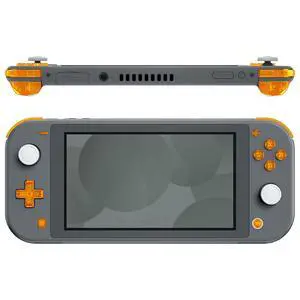 Clear Orange Replacement ABXY Home Capture Plus Minus Keys Dpad L R ZL ZR Trigger for Nintendo Switch Lite, Full Set Buttons Repair Kits with Tools for Nintendo Switch Lite @ Clear Orange Replacement ABXY Home Capture Plus Minus Keys Dpad L R ZL ZR Trigger for Nintendo Switch Lite, Full Set Buttons Repair Kits with Tools for Nintendo Switch Lite @