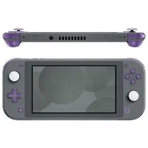 Clear Atomic Purple Replacement ABXY Home Capture Plus Minus Keys Dpad L R ZL ZR Trigger for Nintendo Switch Lite, Full Set Buttons Repair Kits with Tools for Nintendo Switch Lite @ Clear Atomic Purple Replacement ABXY Home Capture Plus Minus Keys Dpad L R ZL ZR Trigger for Nintendo Switch Lite, Full Set Buttons Repair Kits with Tools for Nintendo Switch Lite @