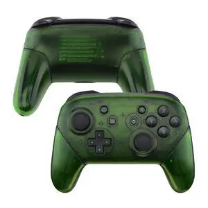 Transparent Clear Green Faceplate Backplate Handles for Nintendo Switch Pro Controller, DIY Replacement Grip Housing Shell Cover for Nintendo Switch Pro - Controller NOT Included @ Transparent Clear Green Faceplate Backplate Handles for Nintendo Switch Pro Controller, DIY Replacement Grip Housing Shell Cover for Nintendo Switch Pro - Controller NOT Included @