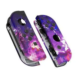 DIY Replacement Shell Buttons for Nintendo Switch & Switch OLED, Surreal Lava Soft Touch Custom Housing with Full Set Button for Joycon Handheld Controller - Console Shell NOT Included @ DIY Replacement Shell Buttons for Nintendo Switch & Switch OLED, Surreal Lava Soft Touch Custom Housing with Full Set Button for Joycon Handheld Controller - Console Shell NOT Included @
