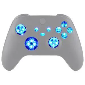 Multi-Colors Luminated D-pad Thumbsticks Start Back Sync ABXY Buttons for Xbox Series X/S Controller, Transparent Clear 7 Colors 9 Modes DTF V2 LED Kit for Xbox Core Controller Model 1914 @ Multi-Colors Luminated D-pad Thumbsticks Start Back Sync ABXY Buttons for Xbox Series X/S Controller, Transparent Clear 7 Colors 9 Modes DTF V2 LED Kit for Xbox Core Controller Model 1914 @