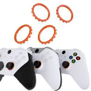 Replacement Accent Rings for Xbox Elite Series 2 Core | for Elite Series 2 | for Xbox One Elite | for ASR Version Shell for Xbox Series X/S Controller - Orange @ Replacement Accent Rings for Xbox Elite Series 2 Core | for Elite Series 2 | for Xbox One Elite | for ASR Version Shell for Xbox Series X/S Controller - Orange @