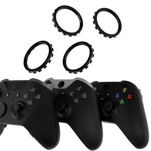 Replacement Accent Rings for Xbox Elite Series 2 Core | for Elite Series 2 | for Xbox One Elite | for ASR Version Shell for Xbox Series X/S Controller - Black @ Replacement Accent Rings for Xbox Elite Series 2 Core | for Elite Series 2 | for Xbox One Elite | for ASR Version Shell for Xbox Series X/S Controller - Black @