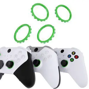 Replacement Accent Rings for Xbox Elite Series 2 Core | for Elite Series 2 | for Xbox One Elite | for ASR Version Shell for Xbox Series X/S Controller - Green @ Replacement Accent Rings for Xbox Elite Series 2 Core | for Elite Series 2 | for Xbox One Elite | for ASR Version Shell for Xbox Series X/S Controller - Green @