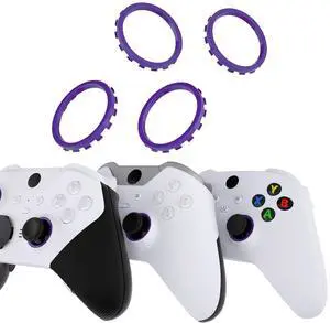 Replacement Accent Rings for Xbox Elite Series 2 Core | for Elite Series 2 | for Xbox One Elite | for ASR Version Shell for Xbox Series X/S Controller - Purple @ Replacement Accent Rings for Xbox Elite Series 2 Core | for Elite Series 2 | for Xbox One Elite | for ASR Version Shell for Xbox Series X/S Controller - Purple @