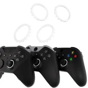 Replacement Accent Rings for Xbox Elite Series 2 Core | for Elite Series 2 | for Xbox One Elite | for ASR Version Shell for Xbox Series X/S Controller - White @ Replacement Accent Rings for Xbox Elite Series 2 Core | for Elite Series 2 | for Xbox One Elite | for ASR Version Shell for Xbox Series X/S Controller - White @