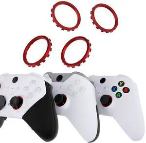 Replacement Accent Rings for Xbox Elite Series 2 Core | for Elite Series 2 | for Xbox One Elite | for ASR Version Shell for Xbox Series X/S Controller - Scarlet Red @ Replacement Accent Rings for Xbox Elite Series 2 Core | for Elite Series 2 | for Xbox One Elite | for ASR Version Shell for Xbox Series X/S Controller - Scarlet Red @