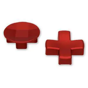 2Pcs Metallic Scarlet Red Magnetic Stainless Steel D-Pads for Xbox Elite 1/2 Controller, Replacement Directional Pad Button Kits for Xbox One Elite & Xbox One Elite Series 2 Controller @ 2Pcs Metallic Scarlet Red Magnetic Stainless Steel D-Pads for Xbox Elite 1/2 Controller, Replacement Directional Pad Button Kits for Xbox One Elite & Xbox One Elite Series 2 Controller @